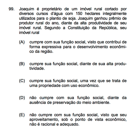 Edital TJGO - Direito agrário - 99