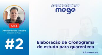 #LIVE 02 – Elaboração de Cronograma de estudo para quarentena (professor Arnaldo Bruno Oliveira).
