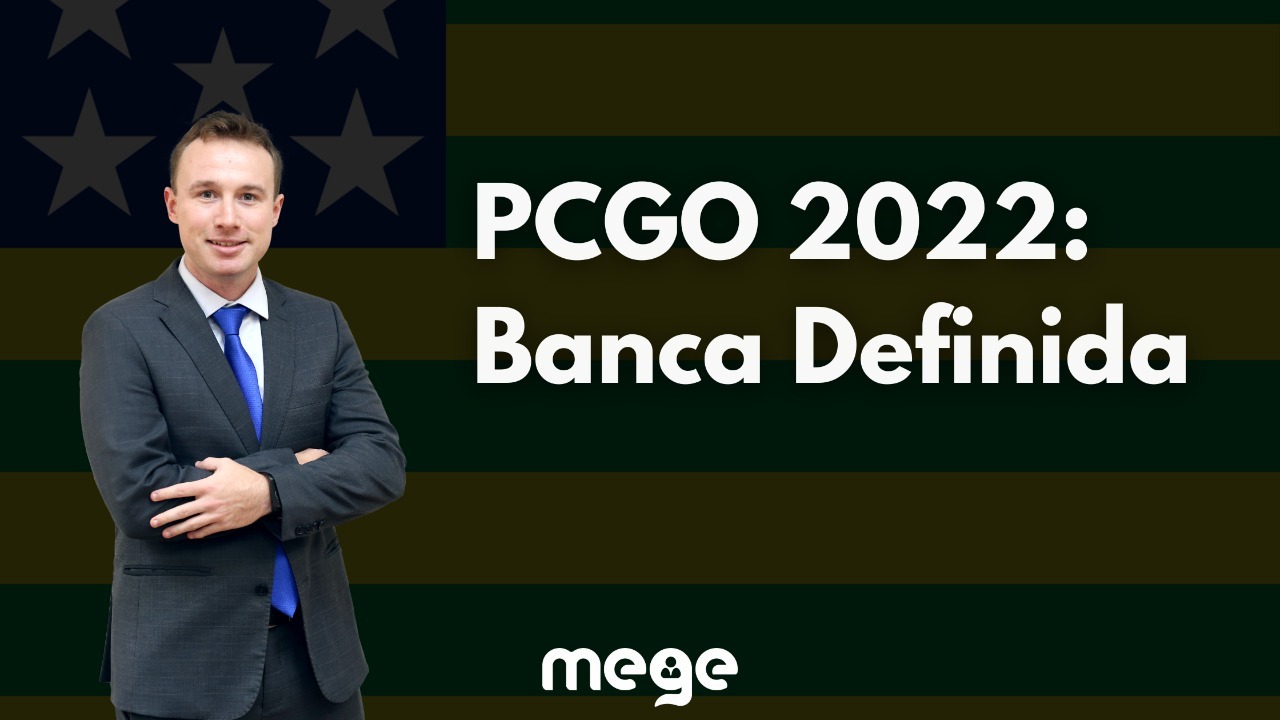 CONCURSO PCGO 2022: BANCA DEFINIDA