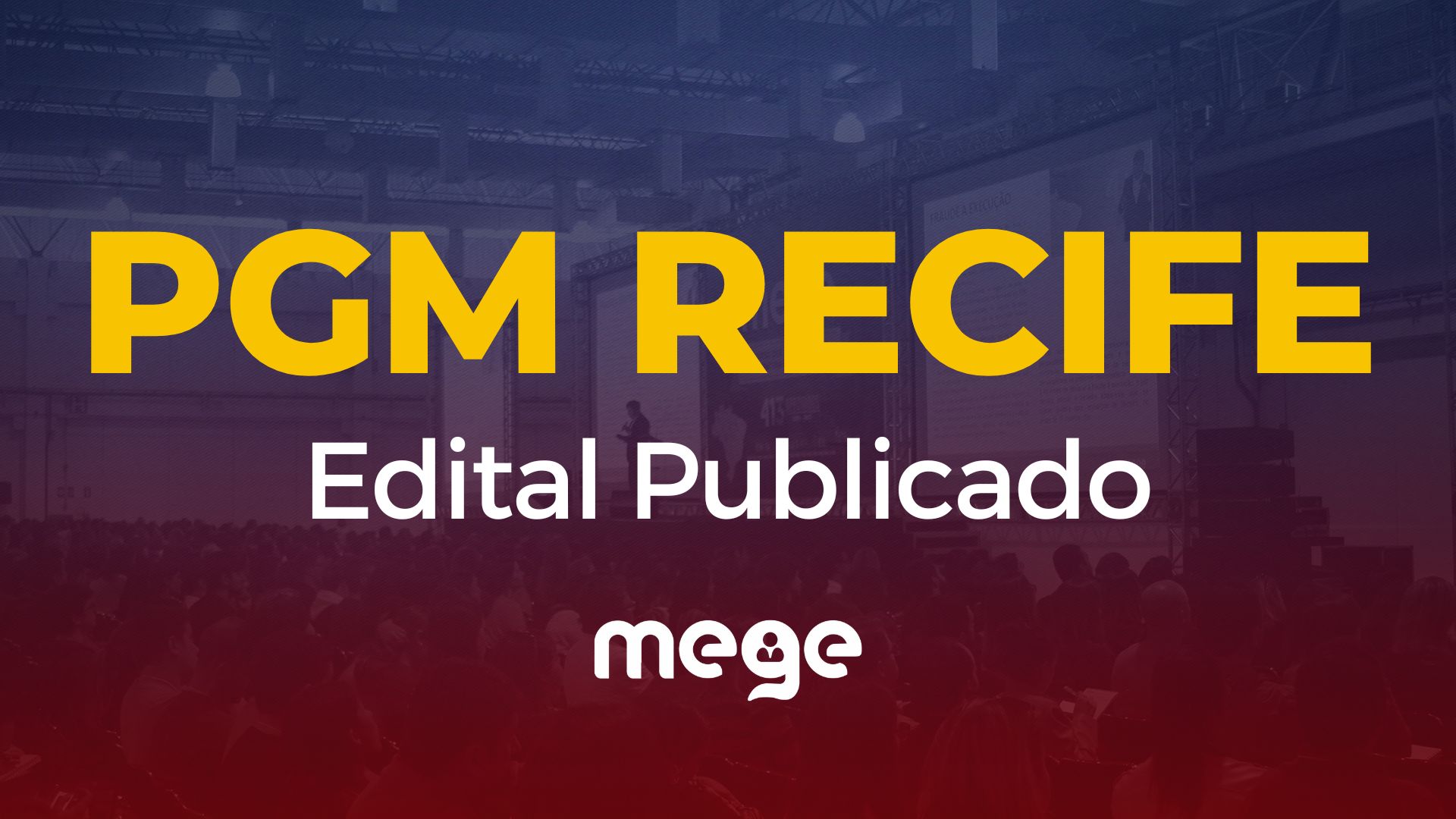 PGM RECIFE: Edital Publicado!