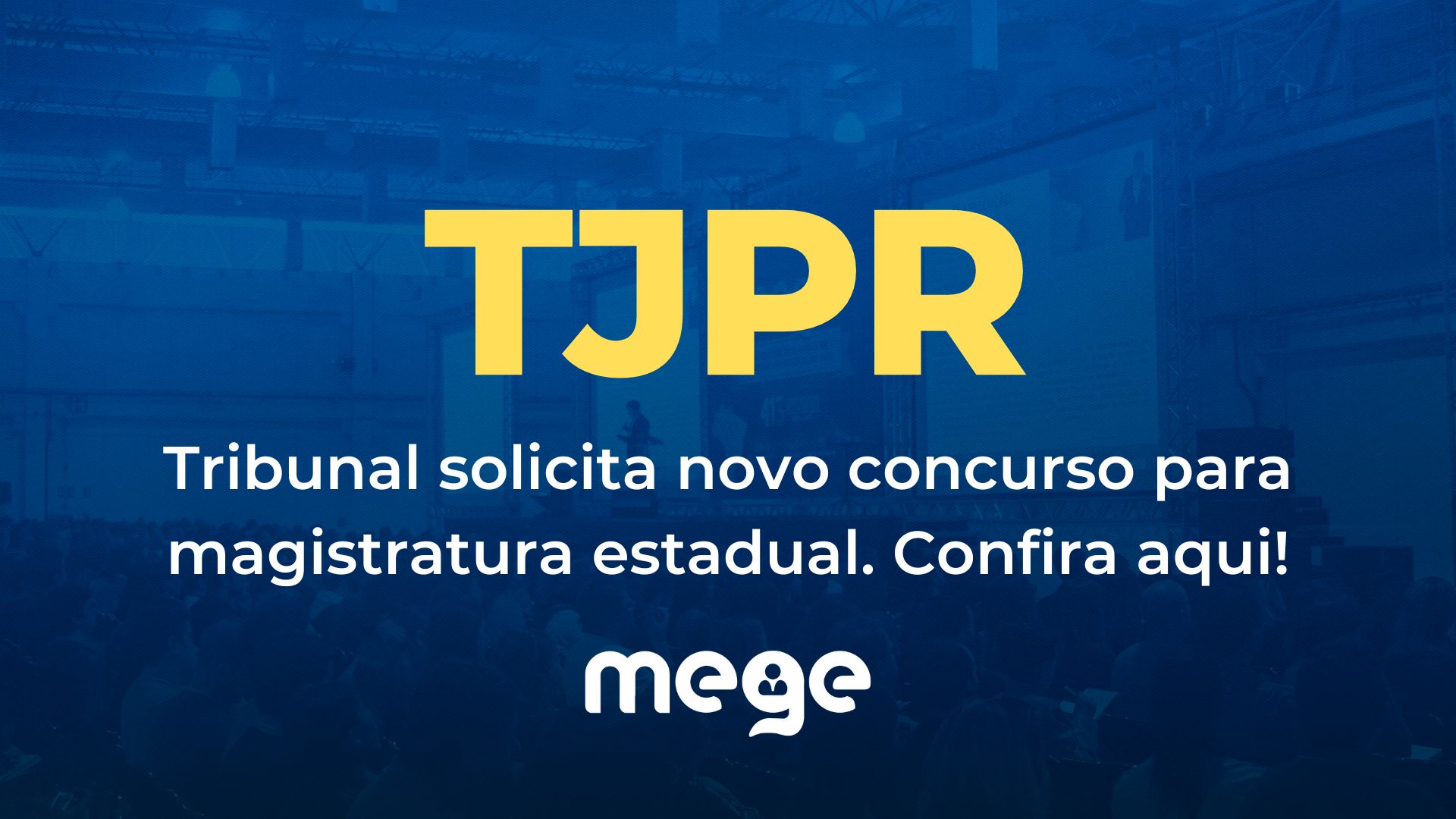 TJPR: tribunal solicita novo concurso para magistratura estadual.