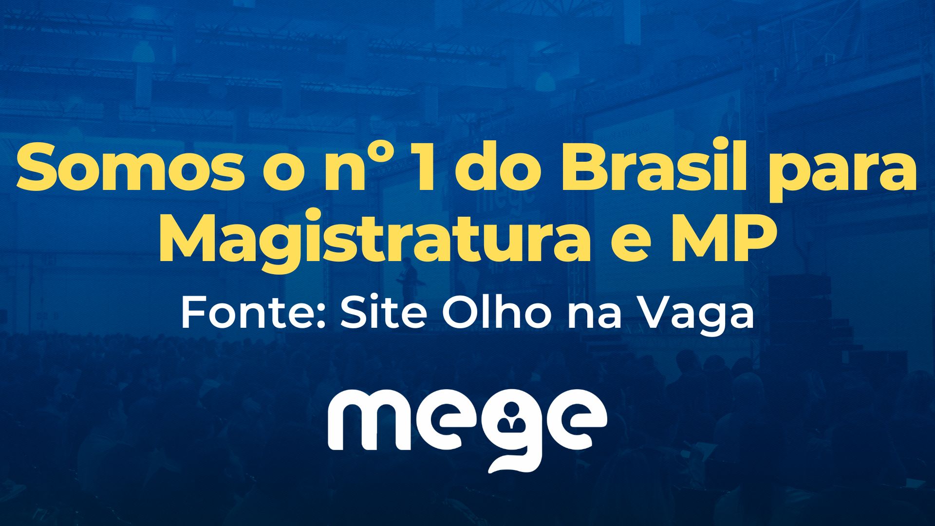 Somos o nº 1 do Brasil para Magistratura Estadual e Ministério Público