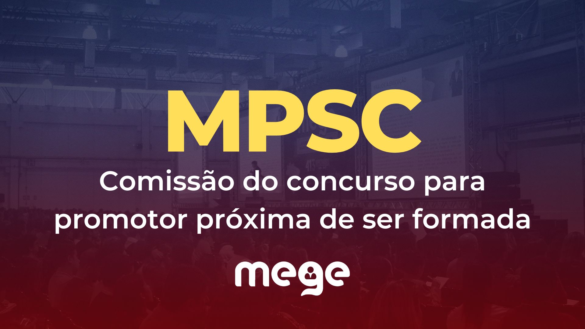 mpsc: comissão do concurso para promotor próxima de ser formada