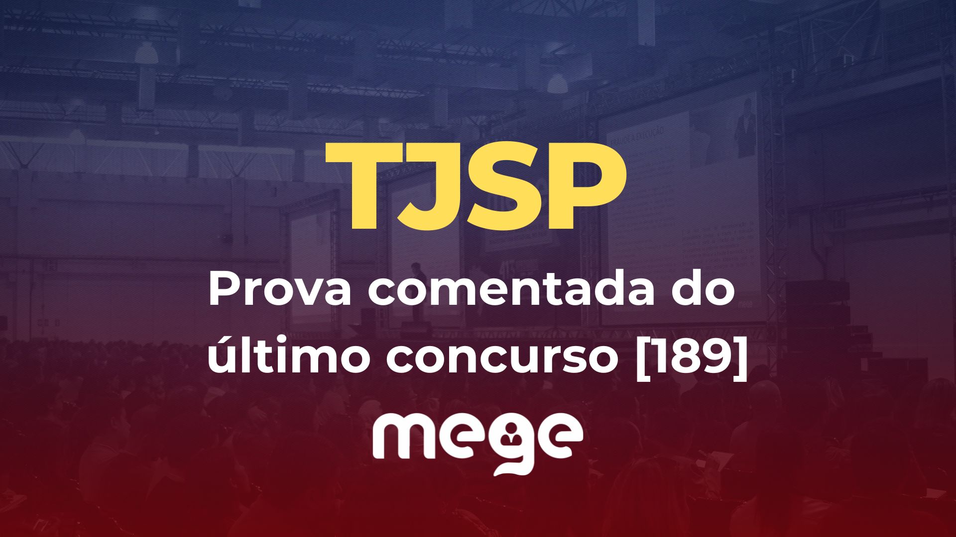 TJSP: prova comentada do último concurso [189]