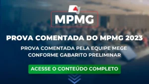prova comentada MPMG