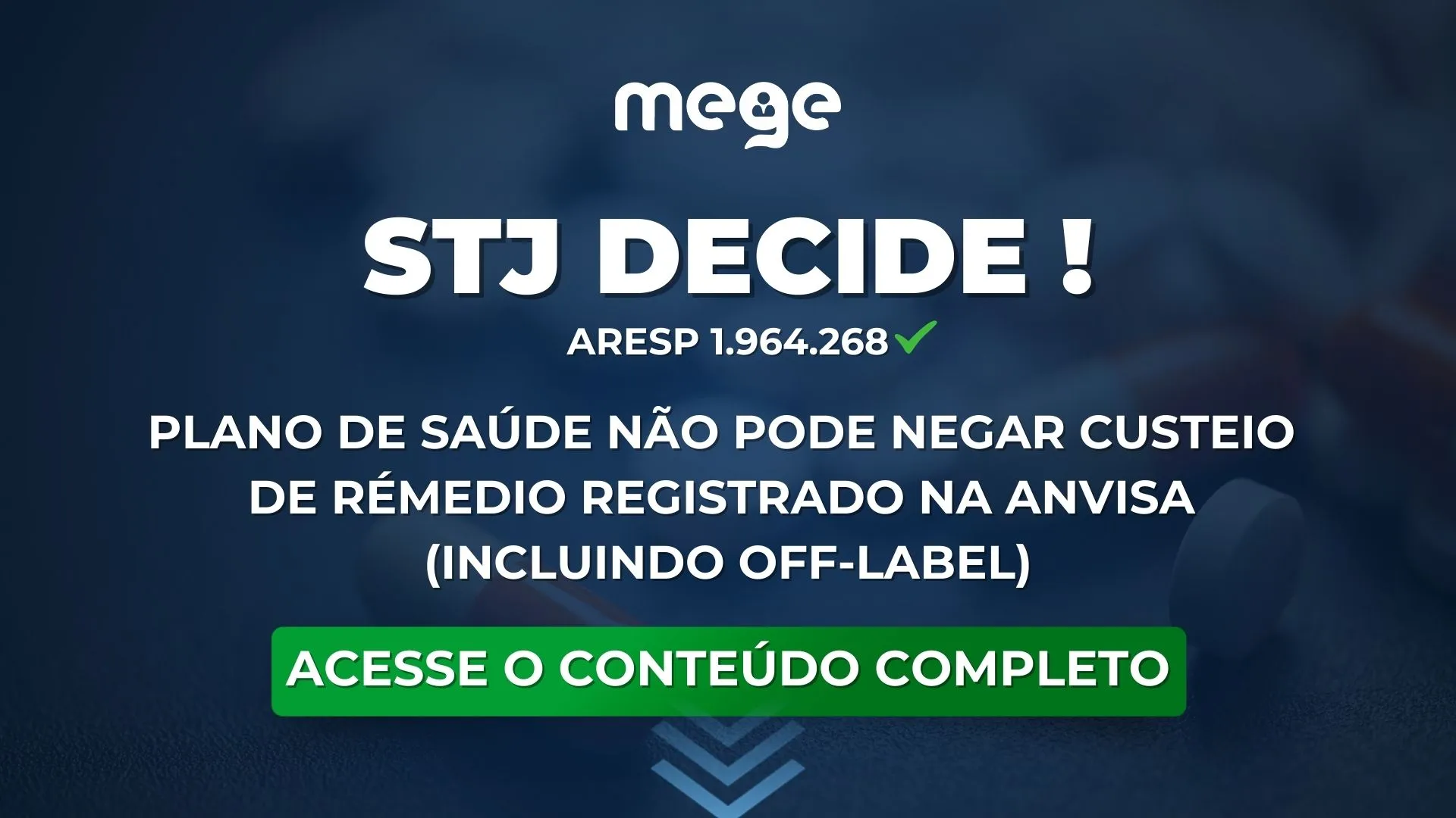 STJ: Plano não pode negar custeio de remédio registrado, incluindo off-label na ANVISA