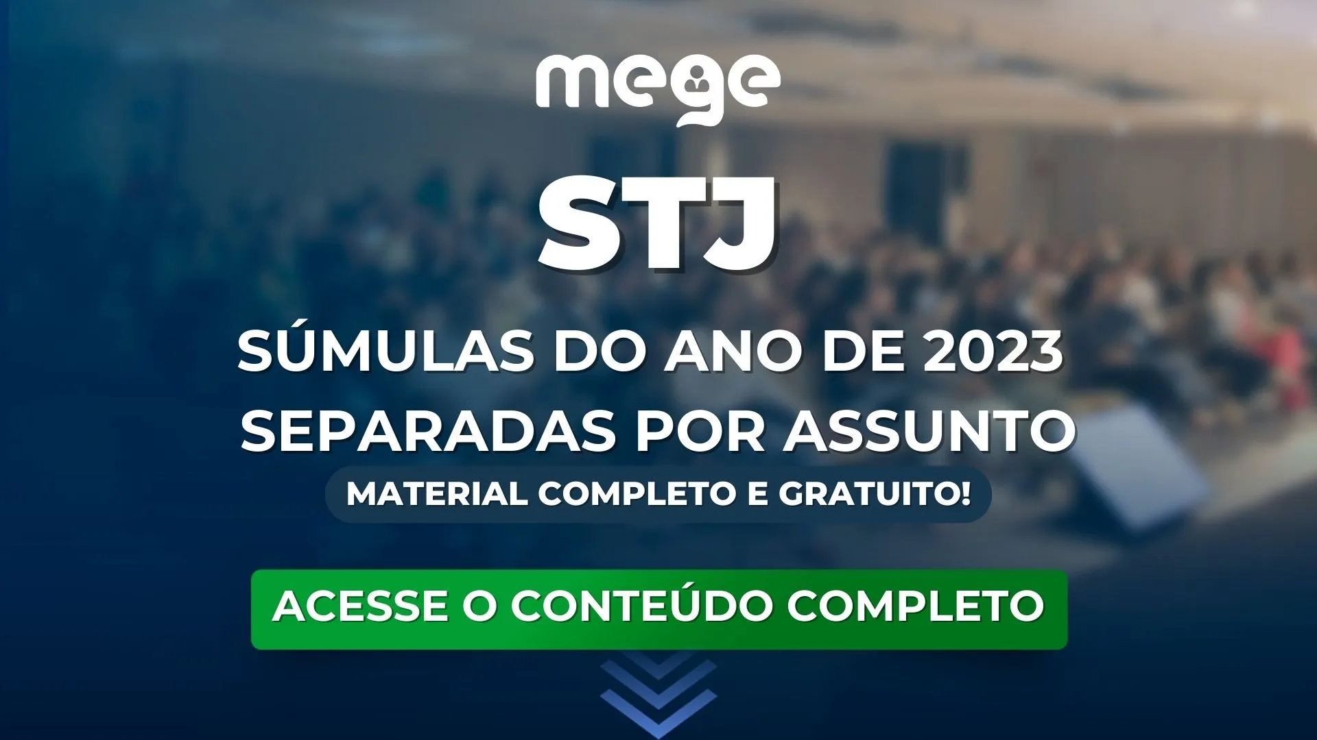 Súmulas do STJ do ano de 2023 separadas por assunto