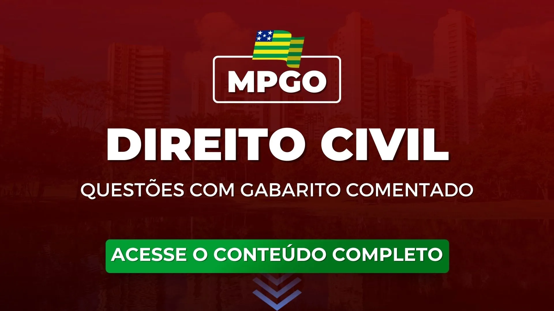 MPGO: Questões de Direito Civil com gabarito comentado para o concurso