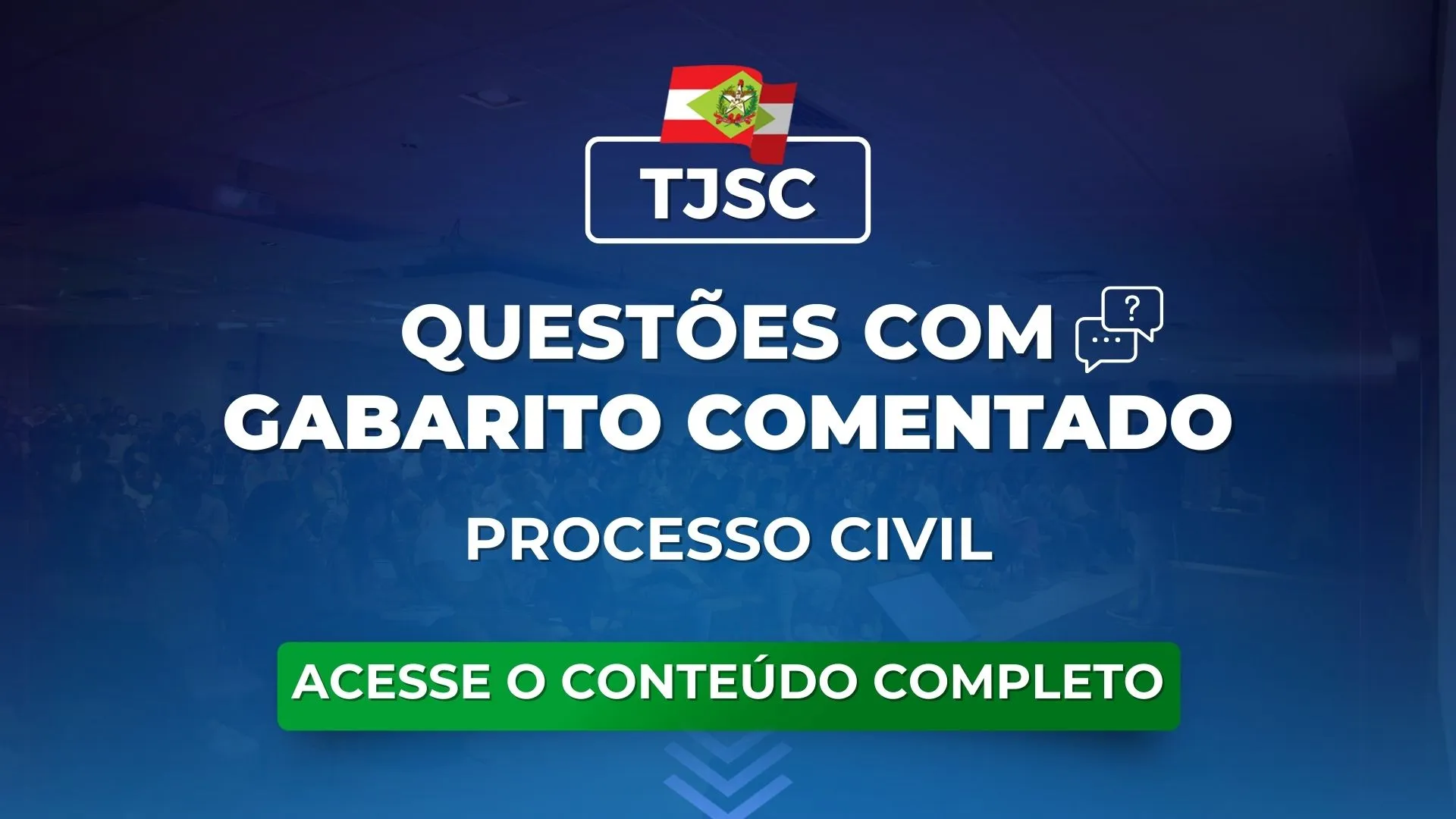 TJSC: Questões obrigatórias de Processo Civil com gabarito comentado para o concurso