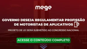Governo elabora Proposta que regulamenta o trabalho de motoristas de aplicativo, como Uber e 99.