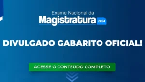 ENAM: divulgado Gabarito Oficial Preliminar da Prova Objetiva