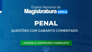 Olá megeanos(as)! Apresentamos nossas questões obrigatórios de Direito Administrativo com gabarito comentado para o 2º Exame Nacional da Magistratura (ENAM). Como é de seu conhecimento, essa disciplina tem relevância expressiva em absolutamente todos os concursos voltados às carreiras jurídicas, e, no ENAM, esse padrão se repete: são 10 (dez) questões de Direito Constitucional de um total de 80 (oitenta). Abordaremos aqui os seguintes temas: estrutura organizacional da Administração, atos administrativos e regulamento administrativo. Assim como nas demais disciplinas, em Direito Administrativo a experiência do primeiro ENAM não destoou muito da comum experiência em primeiras fases organizadas pela Fundação Getúlio Vargas – FGV, o que proporcionou uma prova bastante equilibrada, com predomínio da cobrança de jurisprudência, legislação (a “lei seca”) e, ainda, de doutrina. As teses de repercussão geral fixadas pelo Supremo Tribunal Federal (STF), como usual, tiveram especial destaque ao longo de toda a prova, pelo que se recomenda que o aluno tenha atenção a elas. Em geral, nesta oportunidade, aproveitamos para atualizar a estrutura do material de Direito Constitucional ao edital do ENAM, sem alterações de conteúdo significativas (pois o volume de informações já é extenso). Veja as questões preparatórias para o ENAM abaixo: