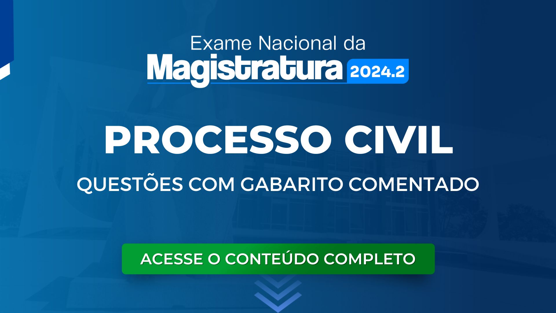 ENAM: Questões obrigatórias de Processo Civil com Gabarito Comentado