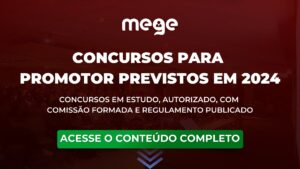 MP: concursos previstos de Ministério Público em 2024