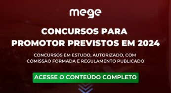 MP: concursos previstos de Ministério Público em 2024