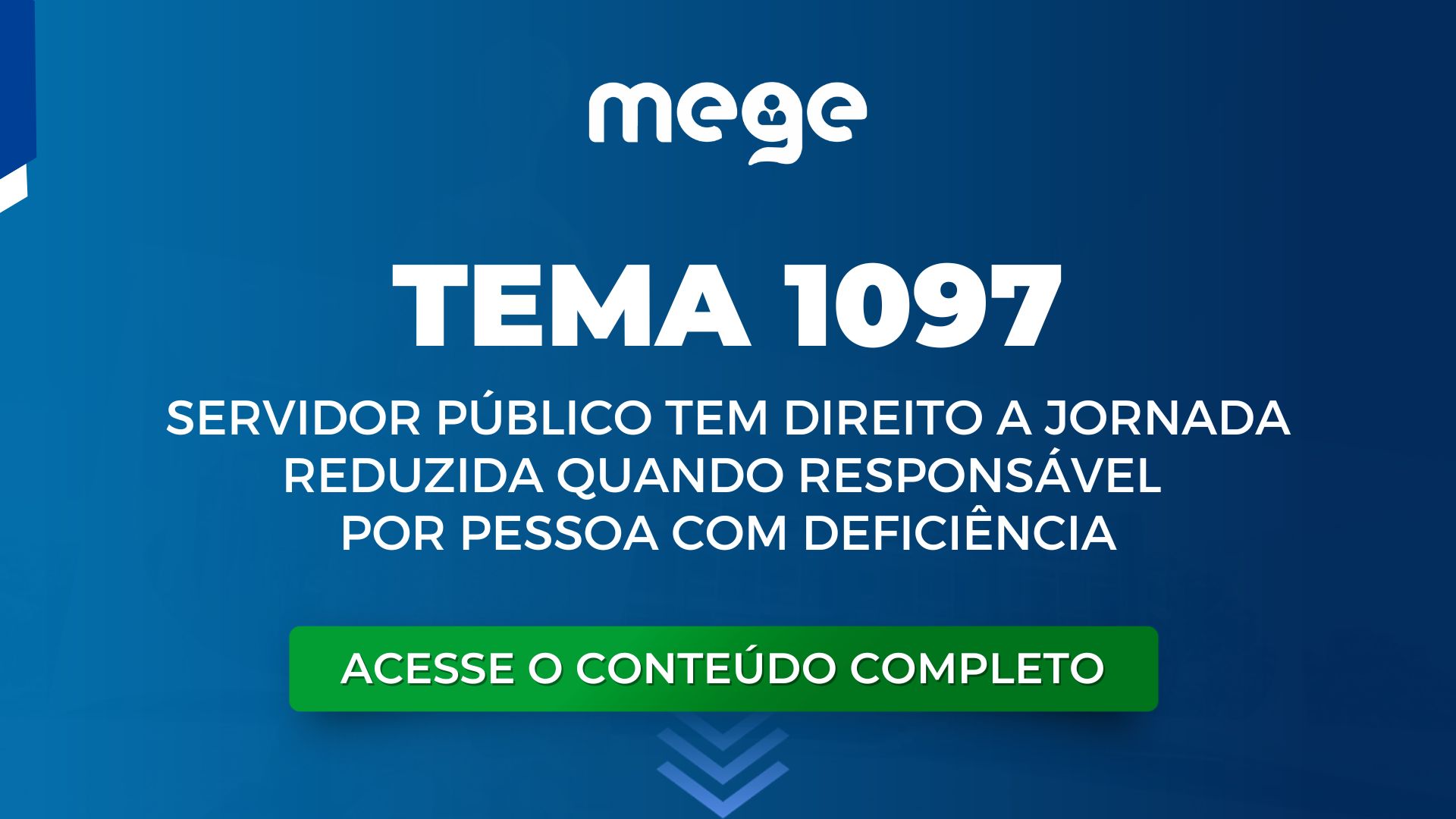 TEMA 1097 (STF): Servidor público tem direito a jornada reduzida quando responsável por pessoa com deficiência