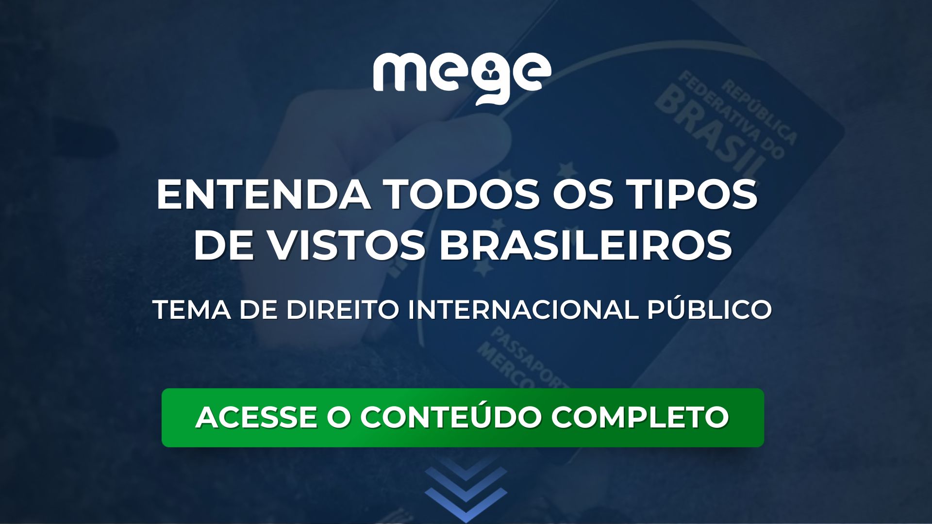 Entenda todos os tipos de Vistos brasileiros