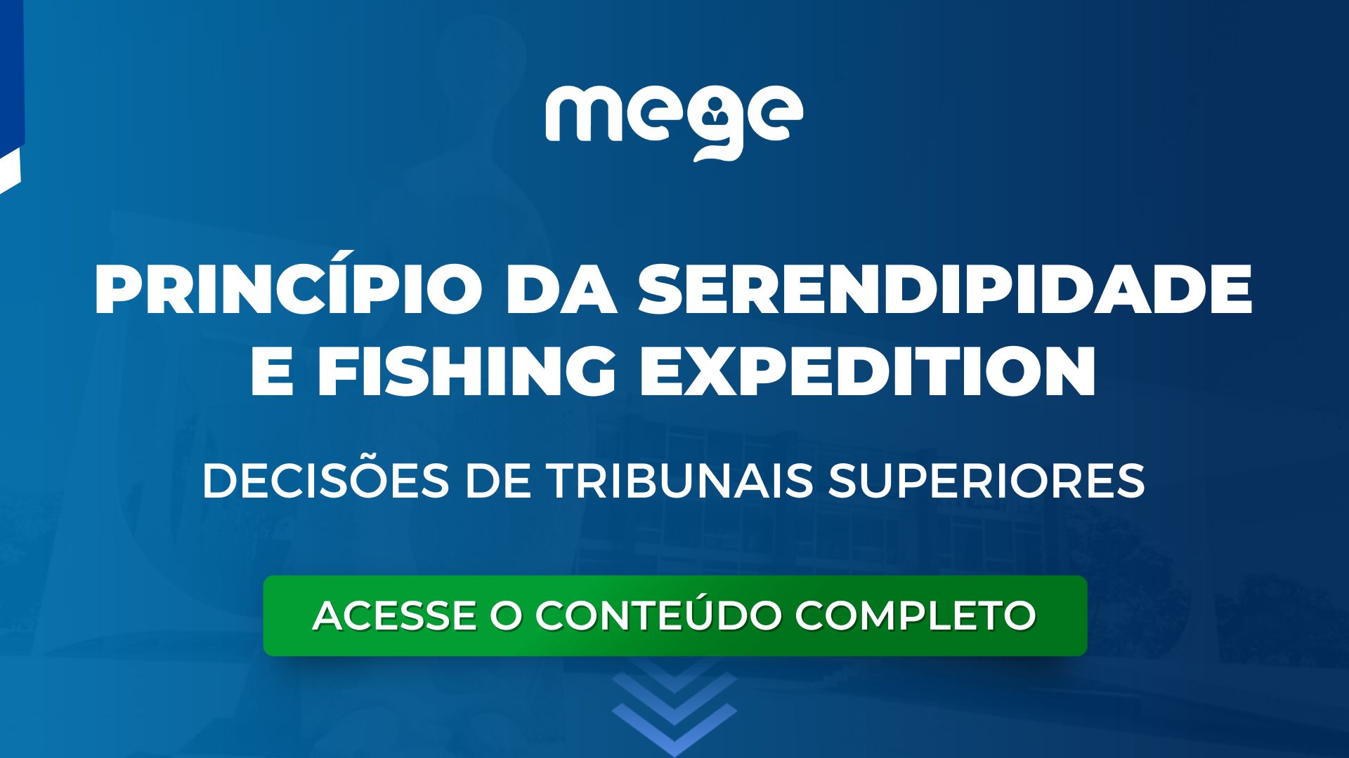 O princípio da serendipidade e a fishing expedition nos Tribunais Superiores