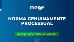 O que é uma norma genuinamente processual?