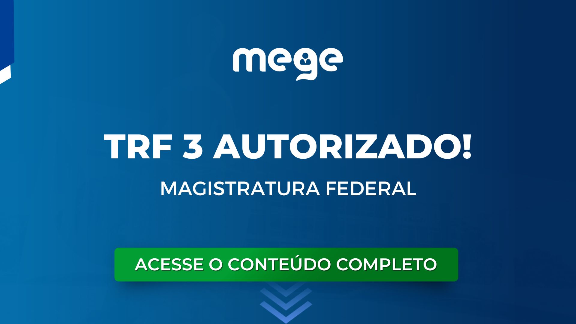 TRF 3: concurso autorizado para Magistratura Federal!