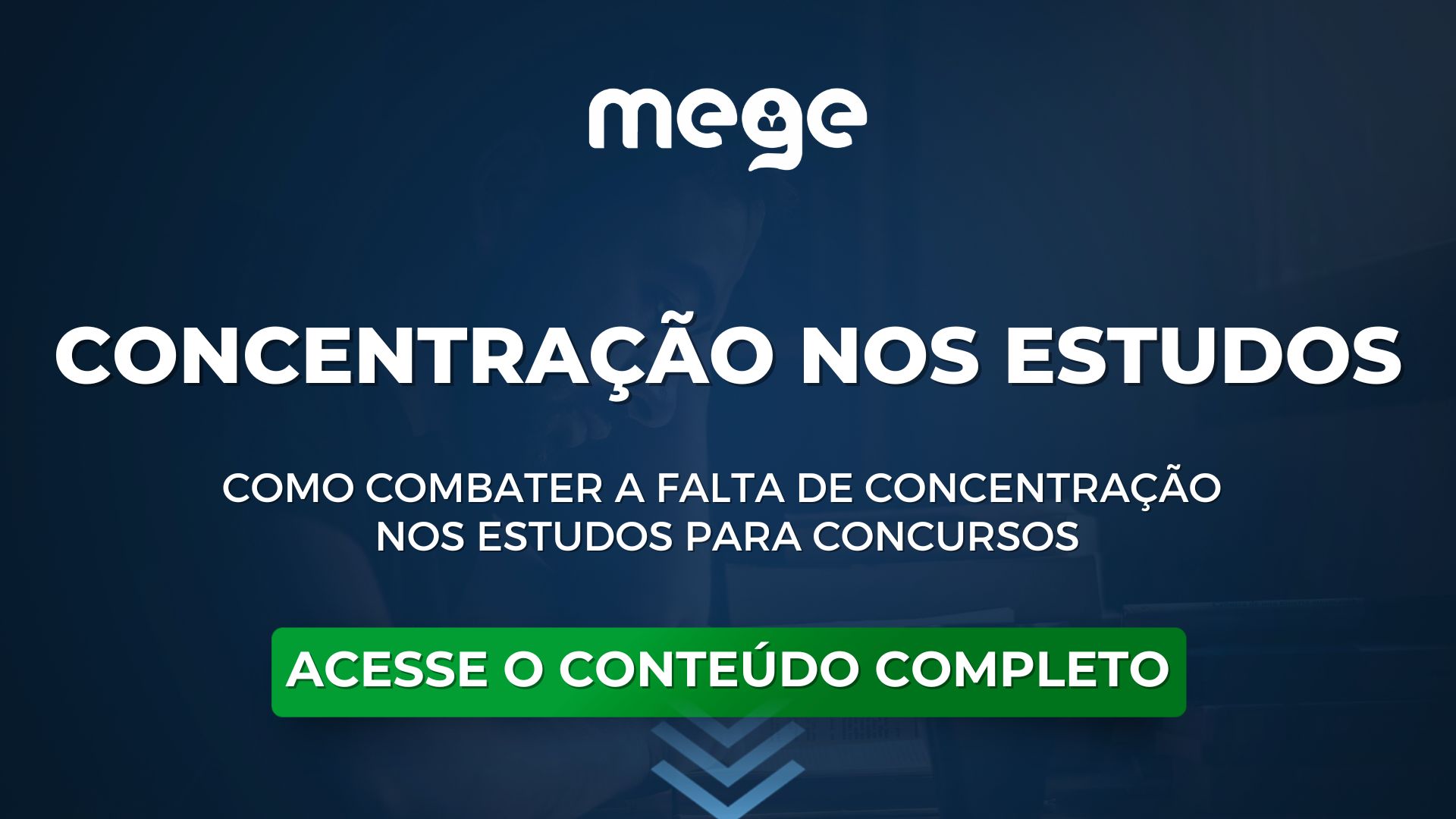 Como combater a falta de concentração nos estudos para concursos