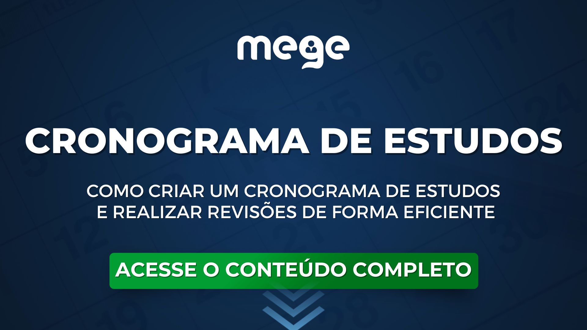 Como criar um Cronograma de Estudos e realizar revisões de forma eficiente