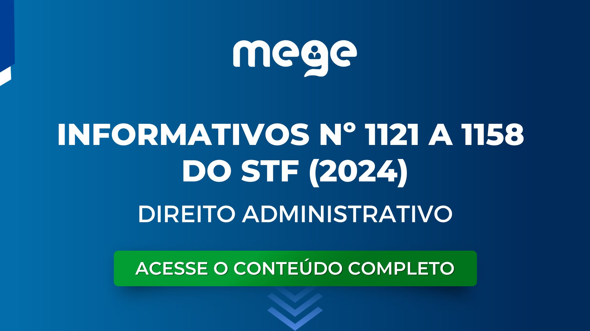 Julgados de Administrativo 2024: Informativos nº 1121 a 1158 do STF