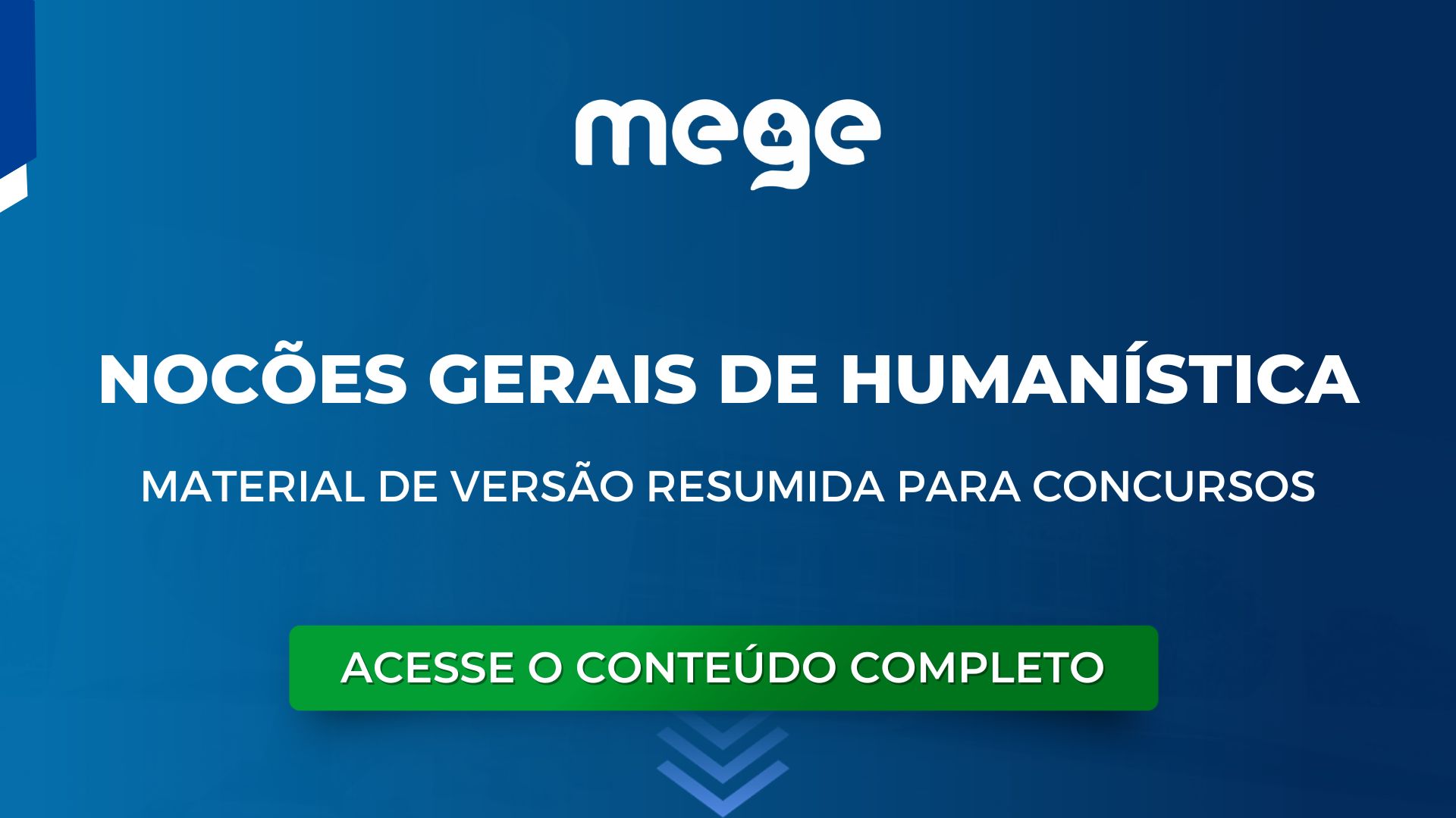 Noções gerais de Humanística: versão resumida de estudo