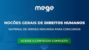 Noções gerais de Direitos Humanos versão resumida de estudo