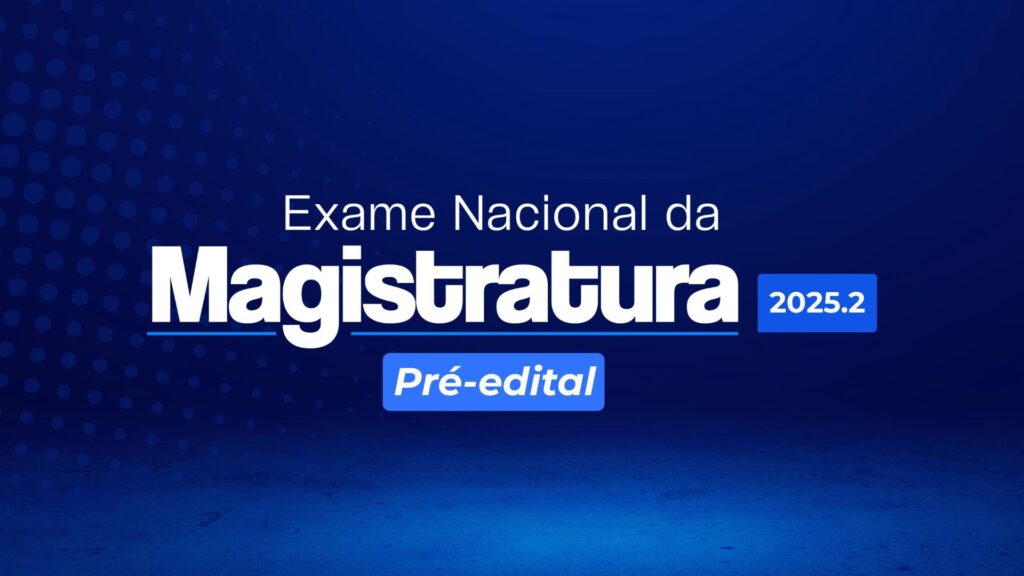turma enam exame nacional da magistratura pré edital
