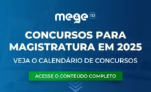 Concursos de Magistratura previstos para 2025