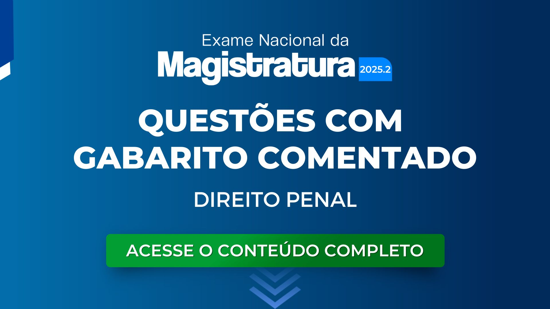 Preparação para o ENAM: questões com gabarito comentado de Penal