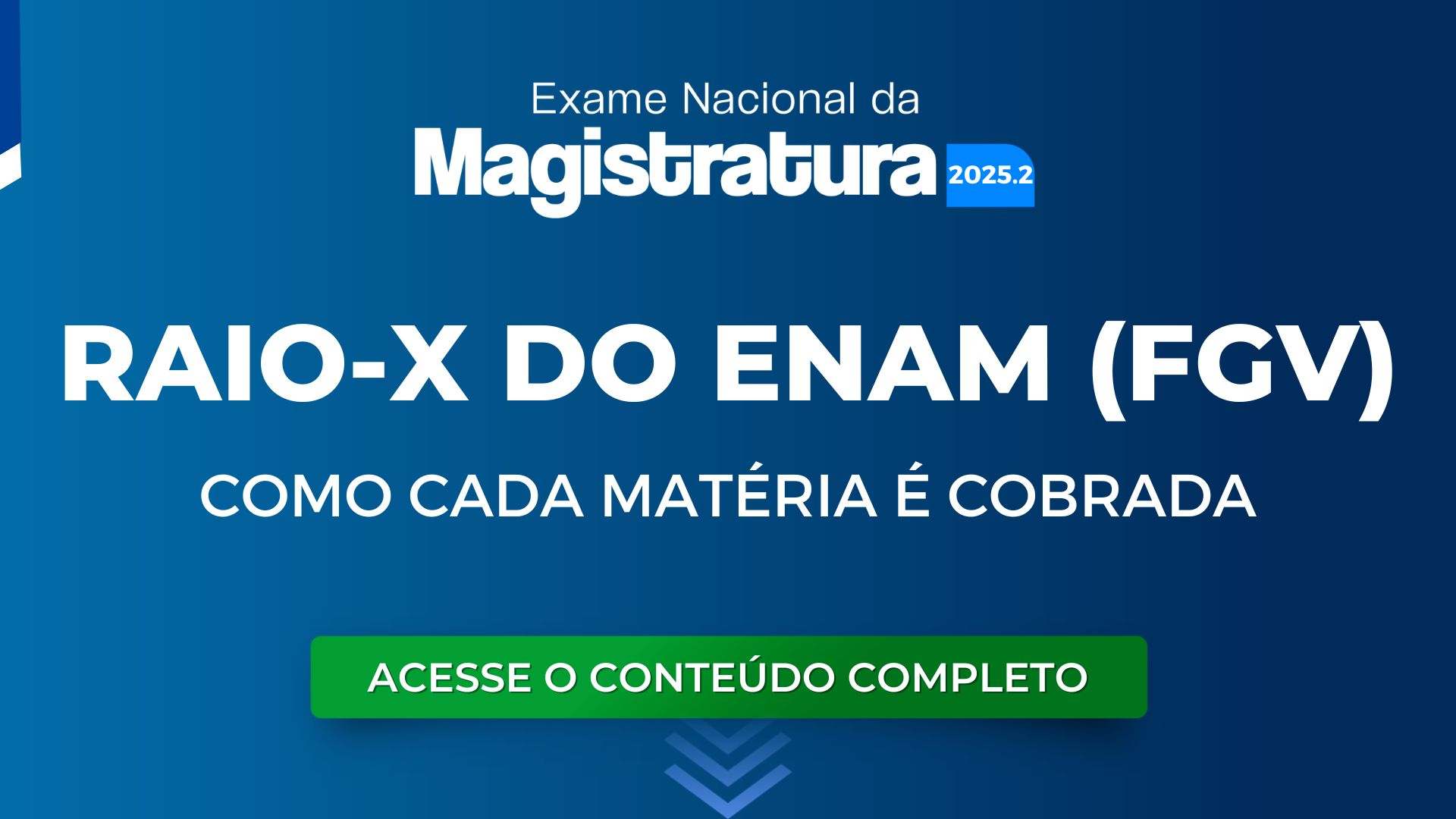 ENAM: raio-x dos últimos exames da FGV revela como cada matéria é cobrada na prova