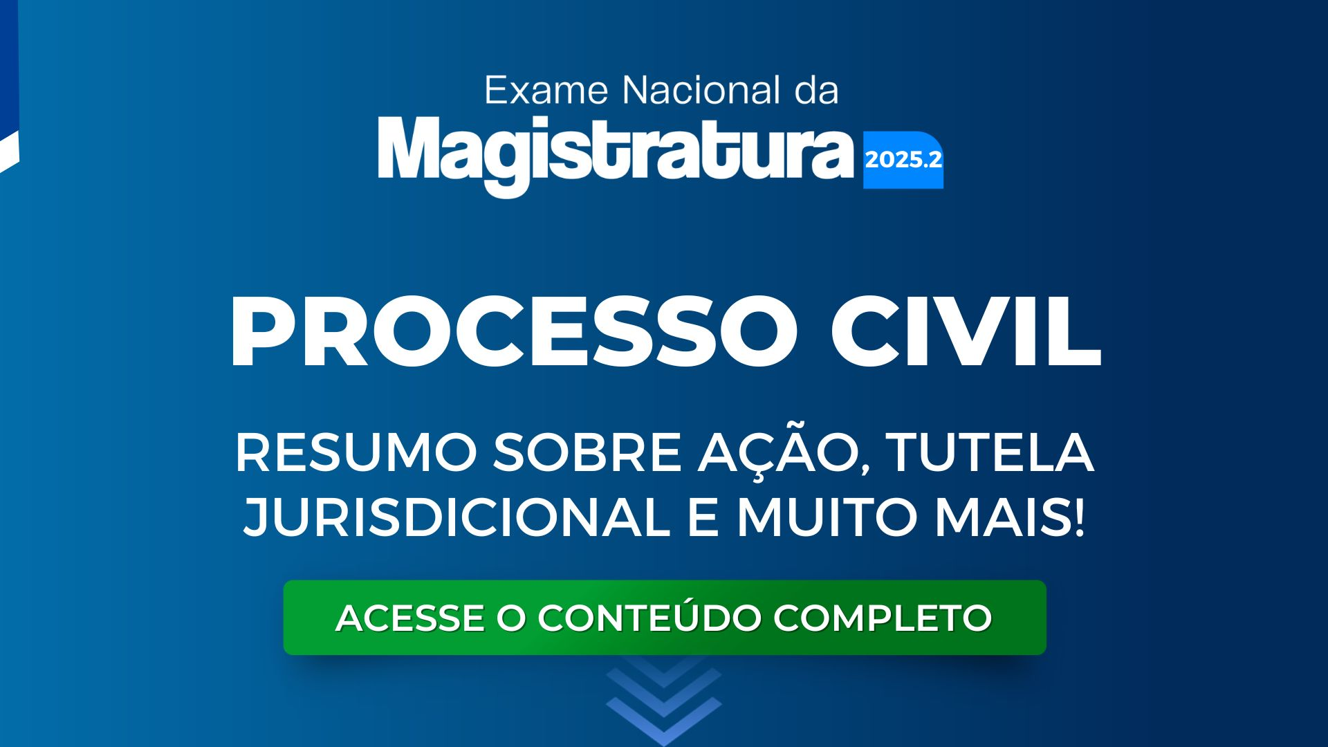 ENAM: Resumo de Processo Civil. Ação, tutela jurisdicional e muito mais!