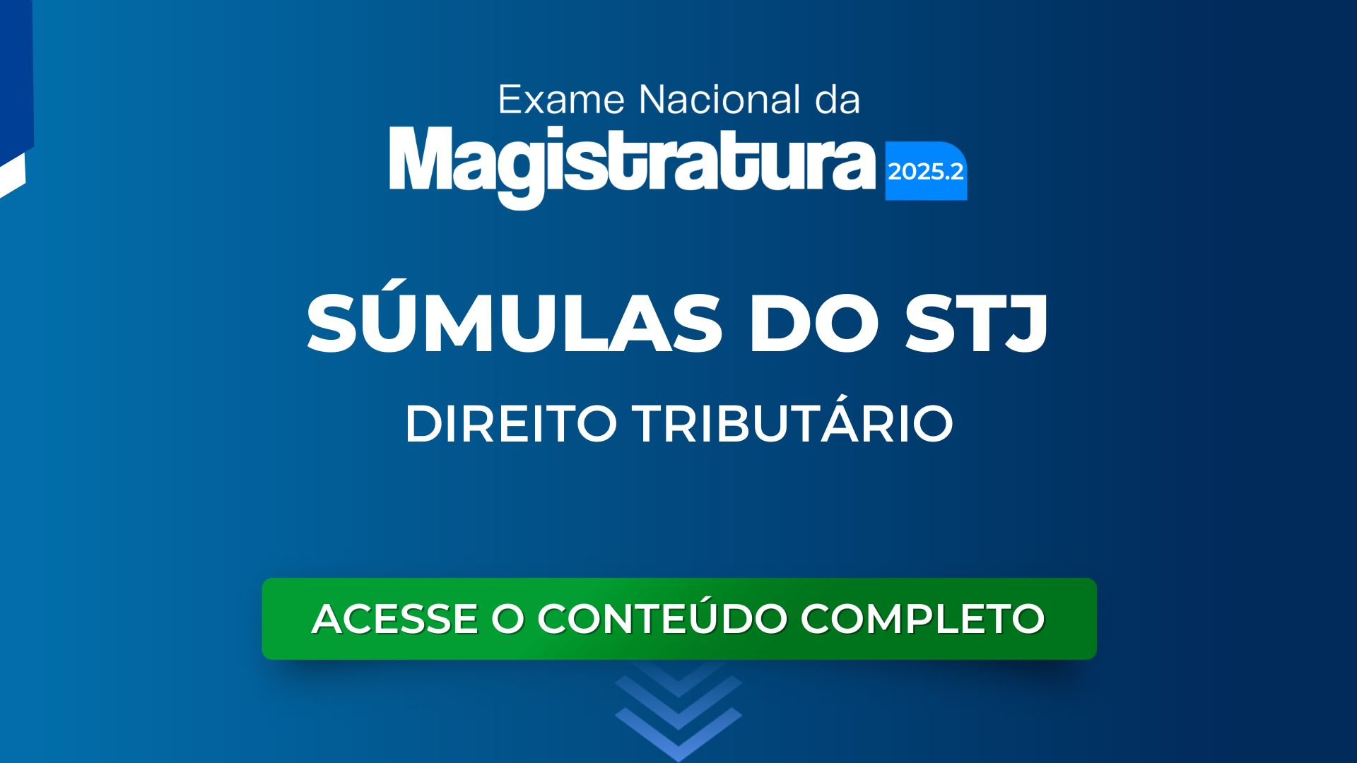 ENAM: prepare-se para o exame com as súmulas do STJ de Tributário