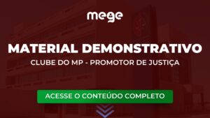 Material gratuito do MP. Baixe e já comece sua preparação!