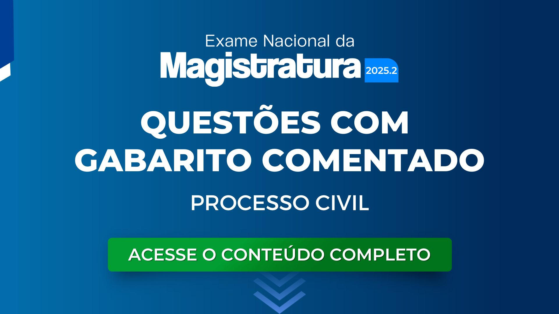 Preparação para o ENAM: questões com gabarito comentado de Processo Civil