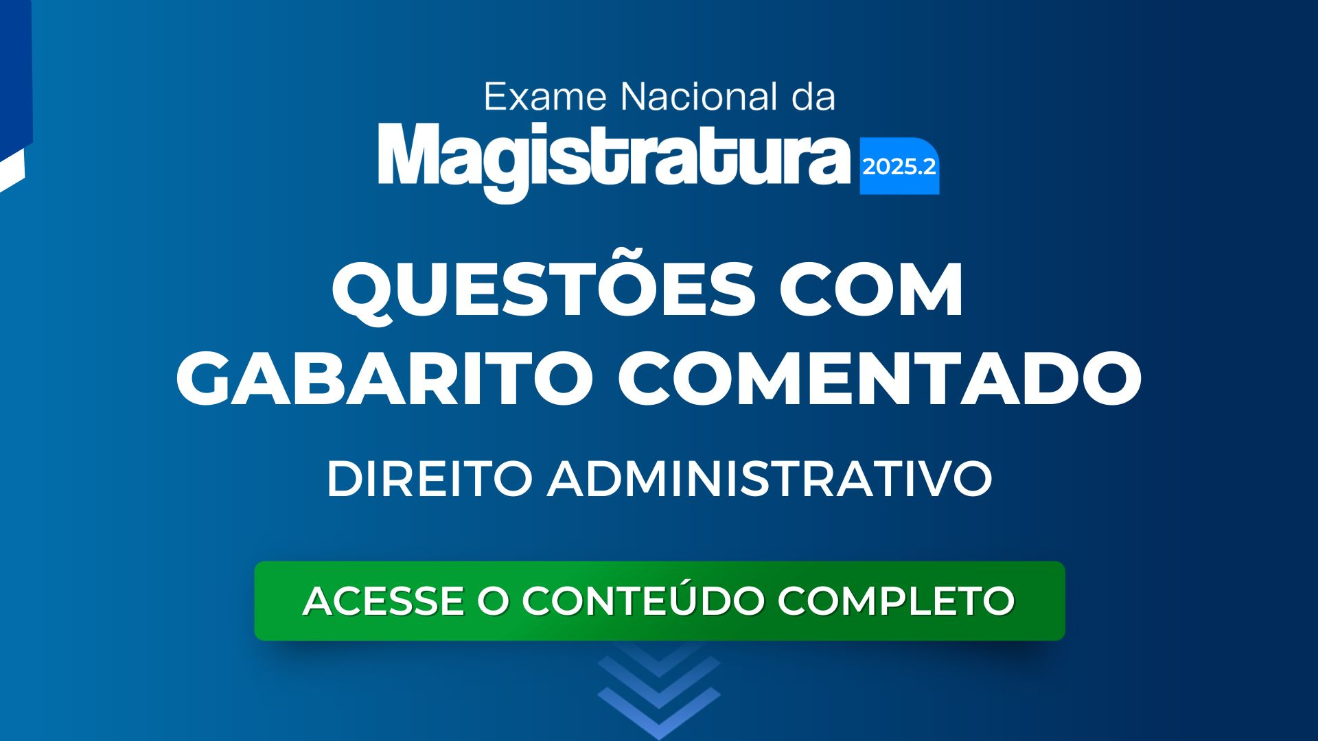 Preparação para o ENAM: questões com gabarito comentado de Administrativo