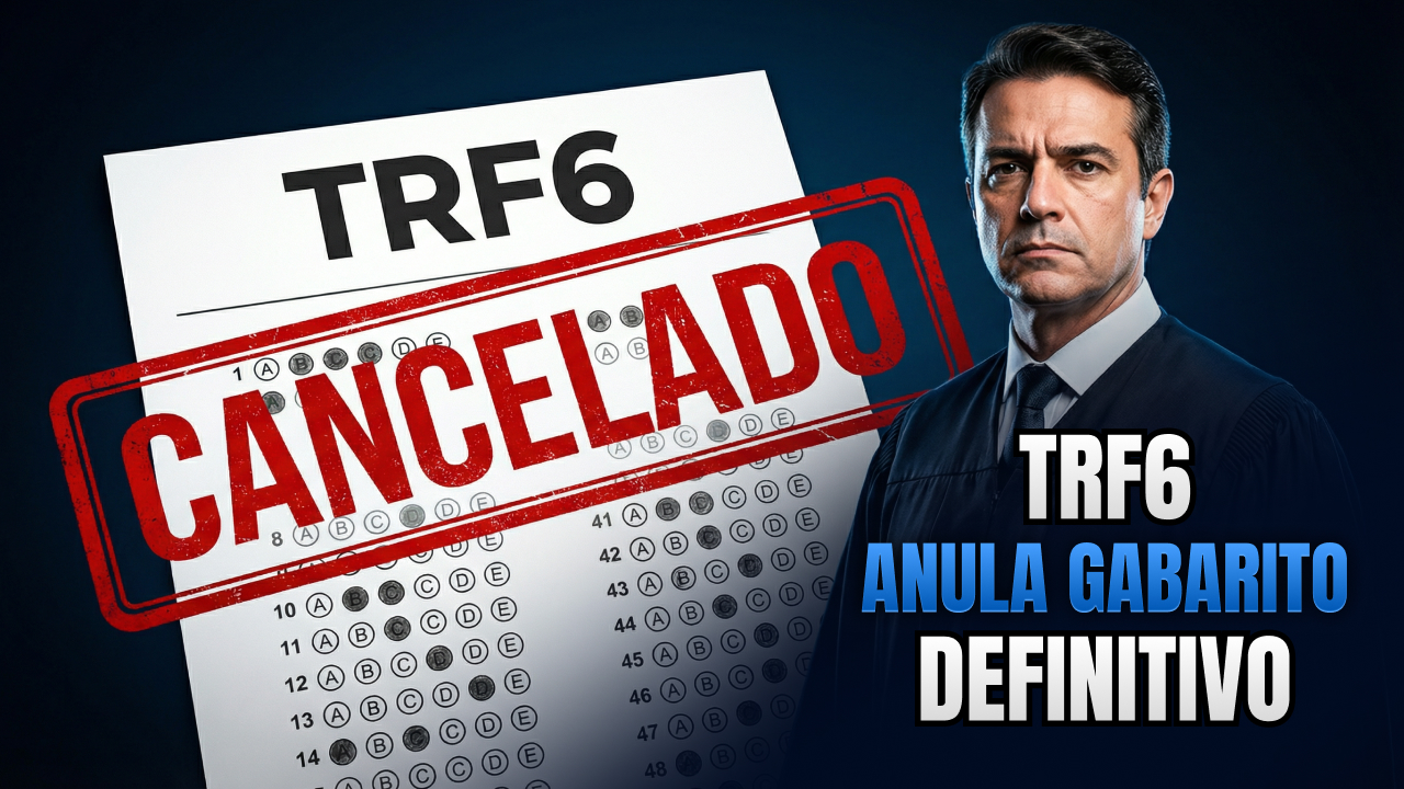 TRF6 anula gabarito definitivo e resultados da prova objetiva do concurso para Juiz Federal