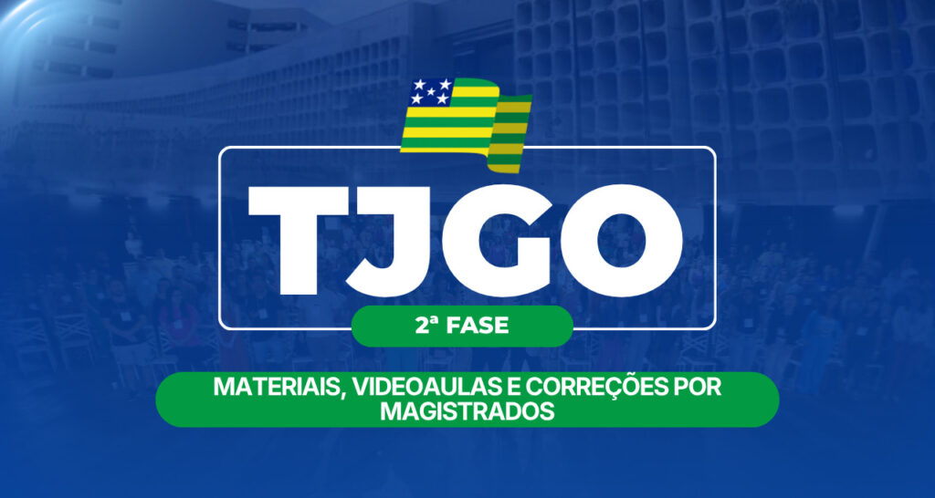 TJGO 2 fase correções personalizadas por magisttrados MEGE