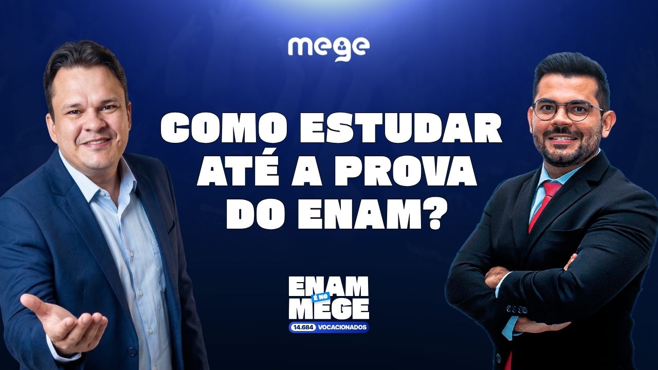 ENAM VI pós-edital: como estudar nos 96 dias até a prova da FGV