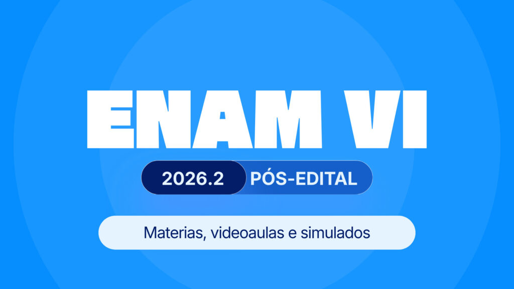 turma reta final pos edital curso mege enam exame nacional da magistratura 2026 enam VI