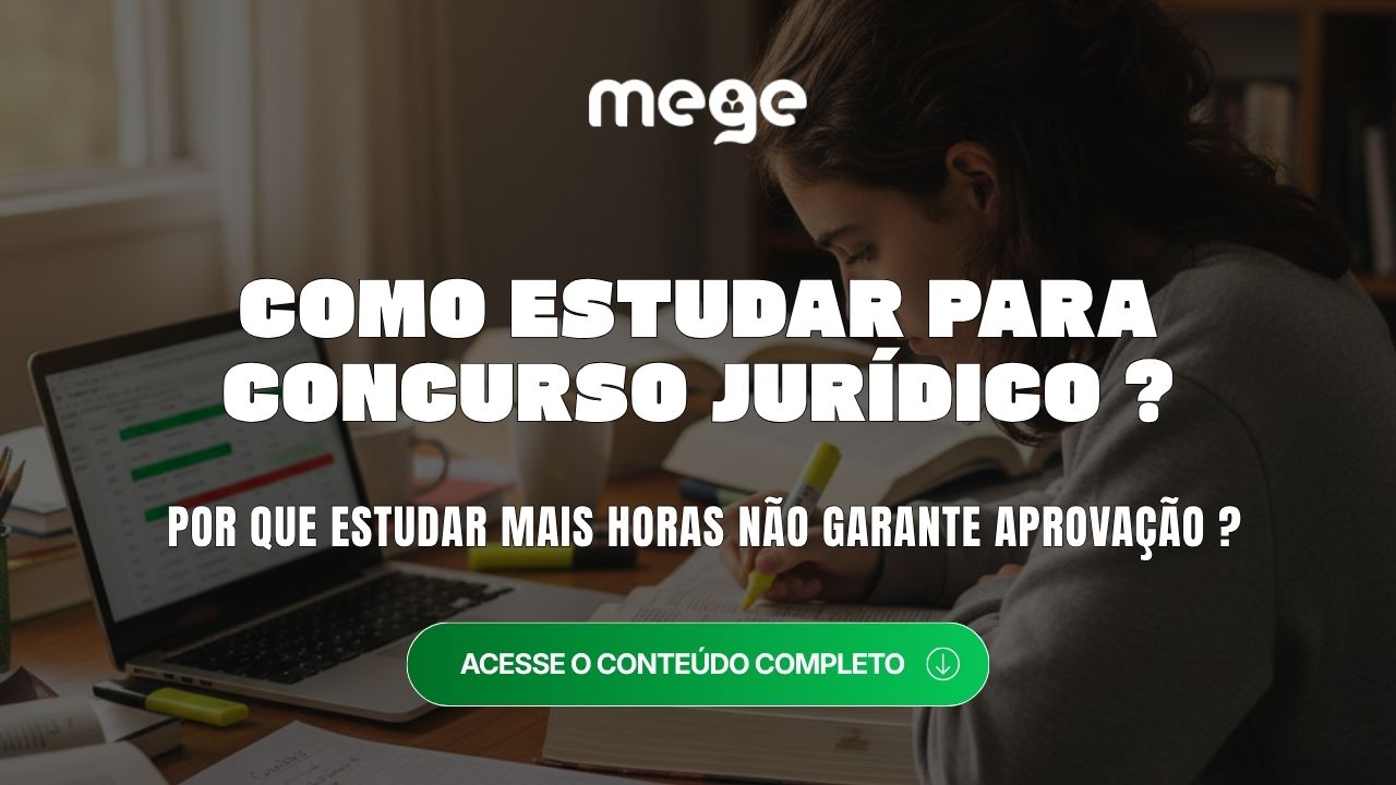 Como estudar para concurso jurídico: por que estudar mais horas não garante aprovação ?