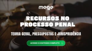 Recursos no Processo Penal: teoria geral, pressupostos e jurisprudência do STJ e STF
